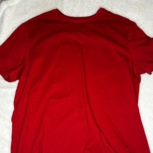 Women’s oversized plain red T-shirt